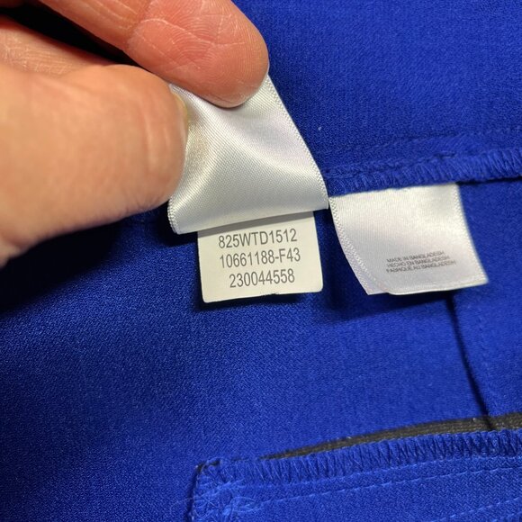 Kasper Plus Size 16W Cobalt Blue Dress Pants - Picture 6 of 8